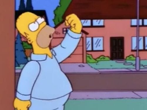 Shaking fist at the sky when something doesn’t go your way (cartoon style)