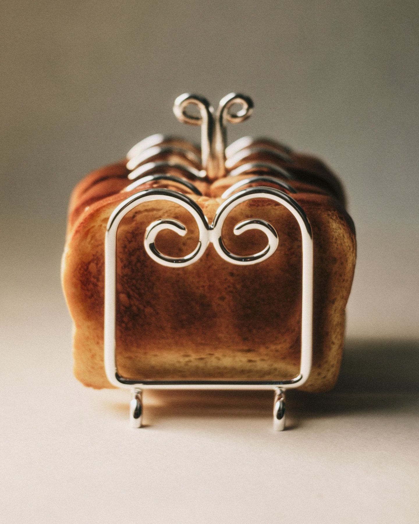 silver toast rack