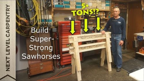 Build These Super Strong Sawhorses