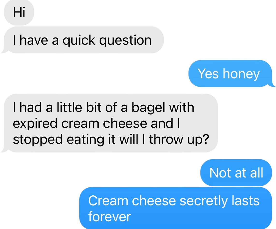 Texts with teenagers