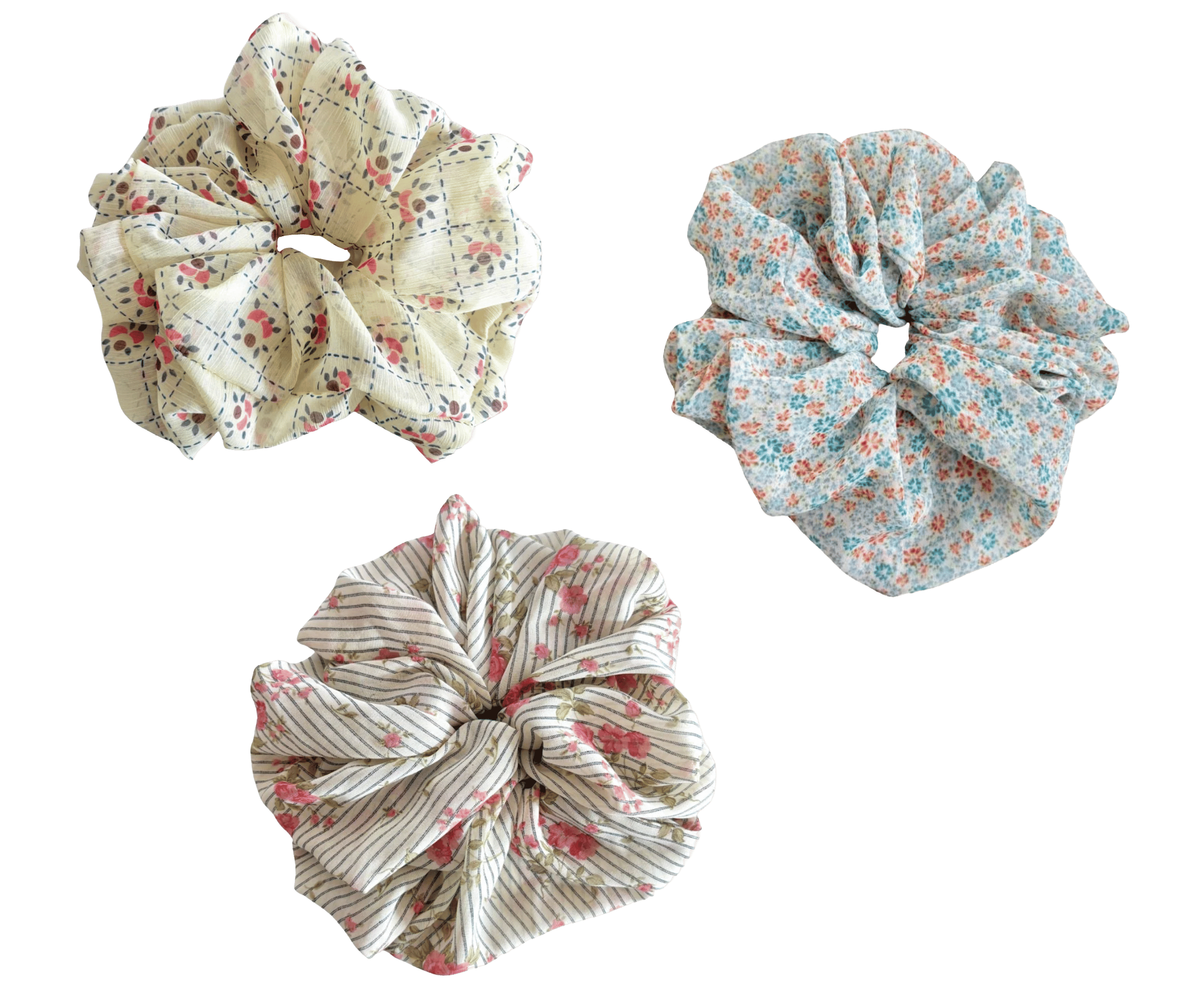 Oversized Chiffon Scrunchie