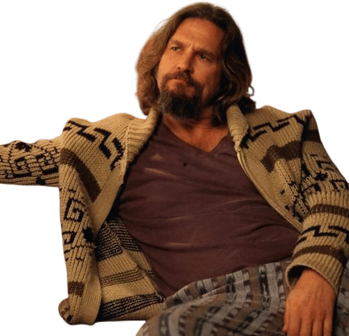 The Dude's sweater-- The Big Lebowski (1998)