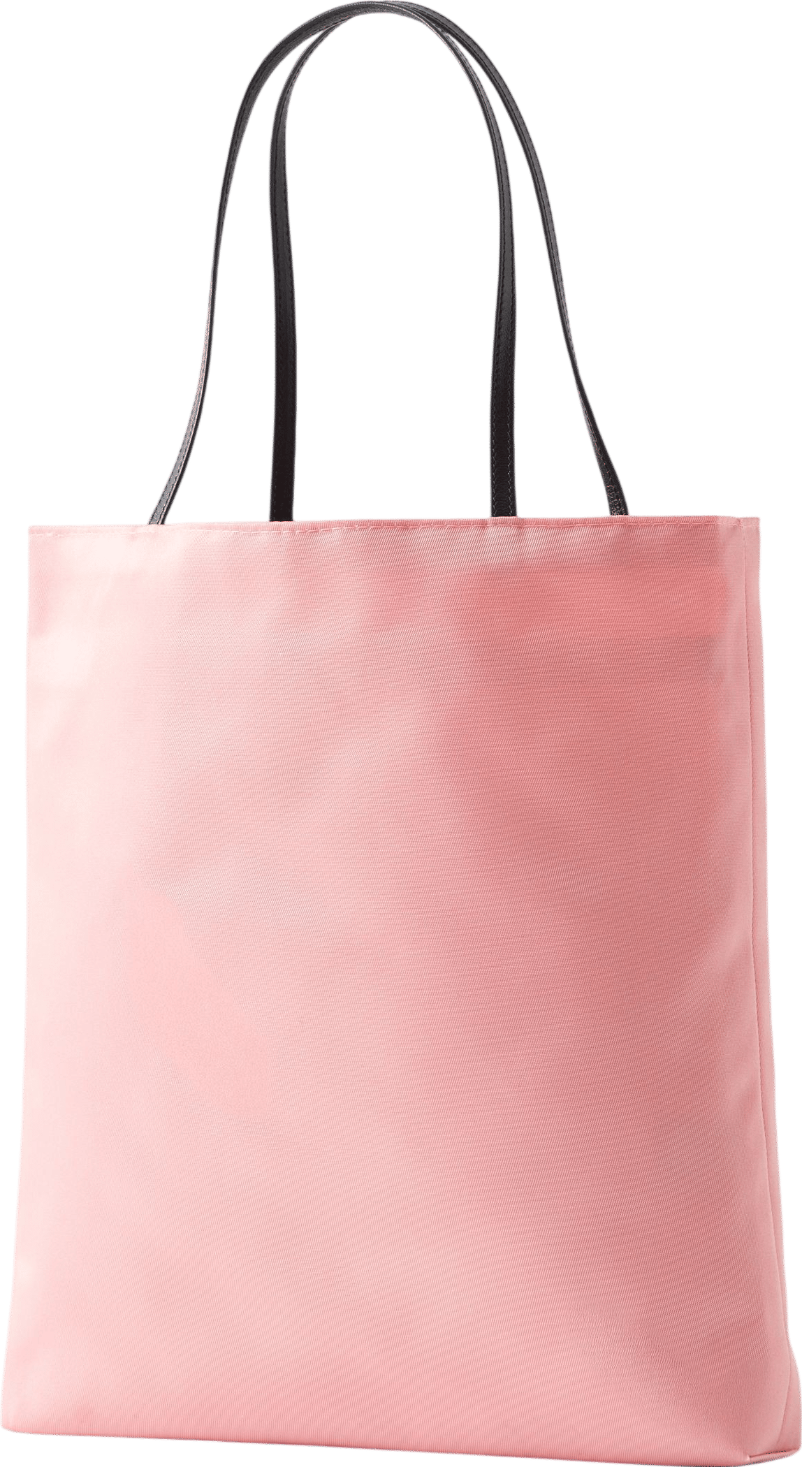 Thea Leather-Trimmed Satin-Shell Tote Bag