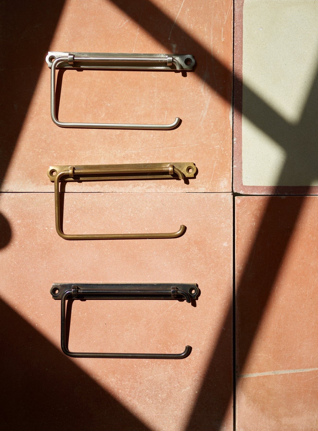 Rowen & Wren Bilton Toilet Roll Holder, Blackened Brass