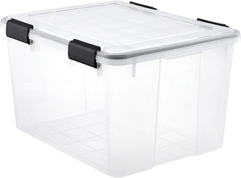 Clear Weathertight Totes
