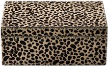 Cheetah Printed Hide Box