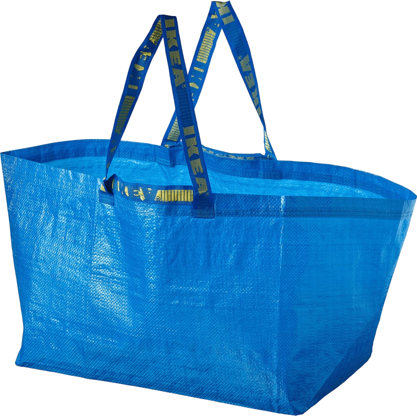 FRAKTA Shopping bag, large, blue, 21 ¾x14 ½x13 ¾ "/19 gallon