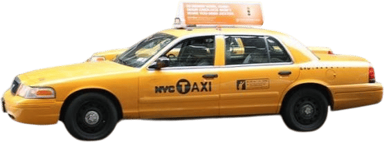 take a taxi home from the airport