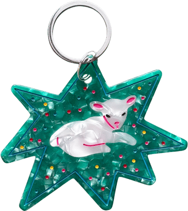Rags AF - Little Lamb! Keychain