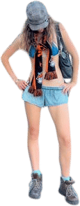 Fun stylistic outfit choices