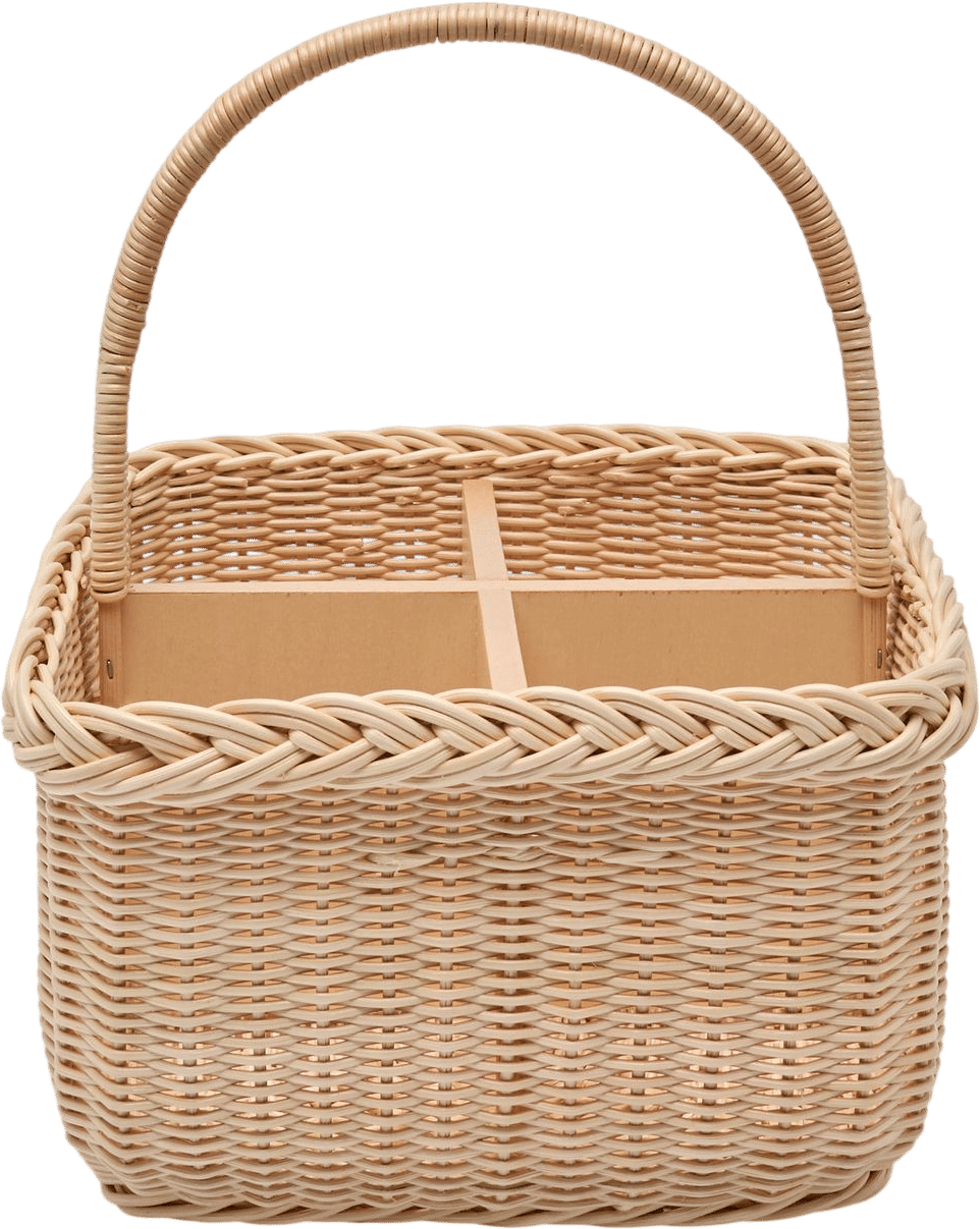 Gerbera Handwoven Wicker Cutlery Holder