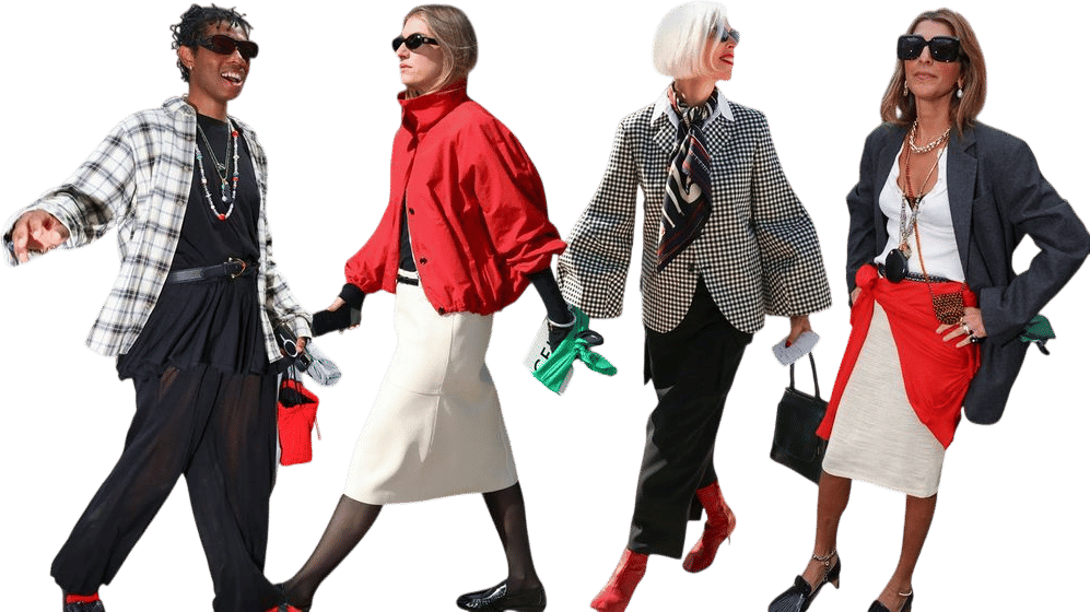 pop of red