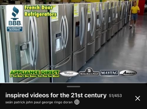 inspired videos for the 21st century ///  seán patrick john paul george ringo doran