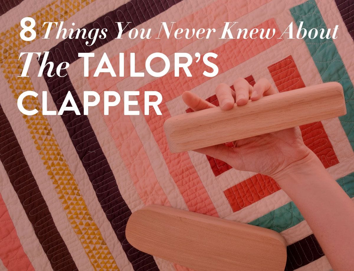 Tailor clappers for pressing seams