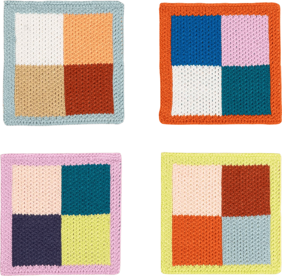 Verloop Color Patch Coaster Set
