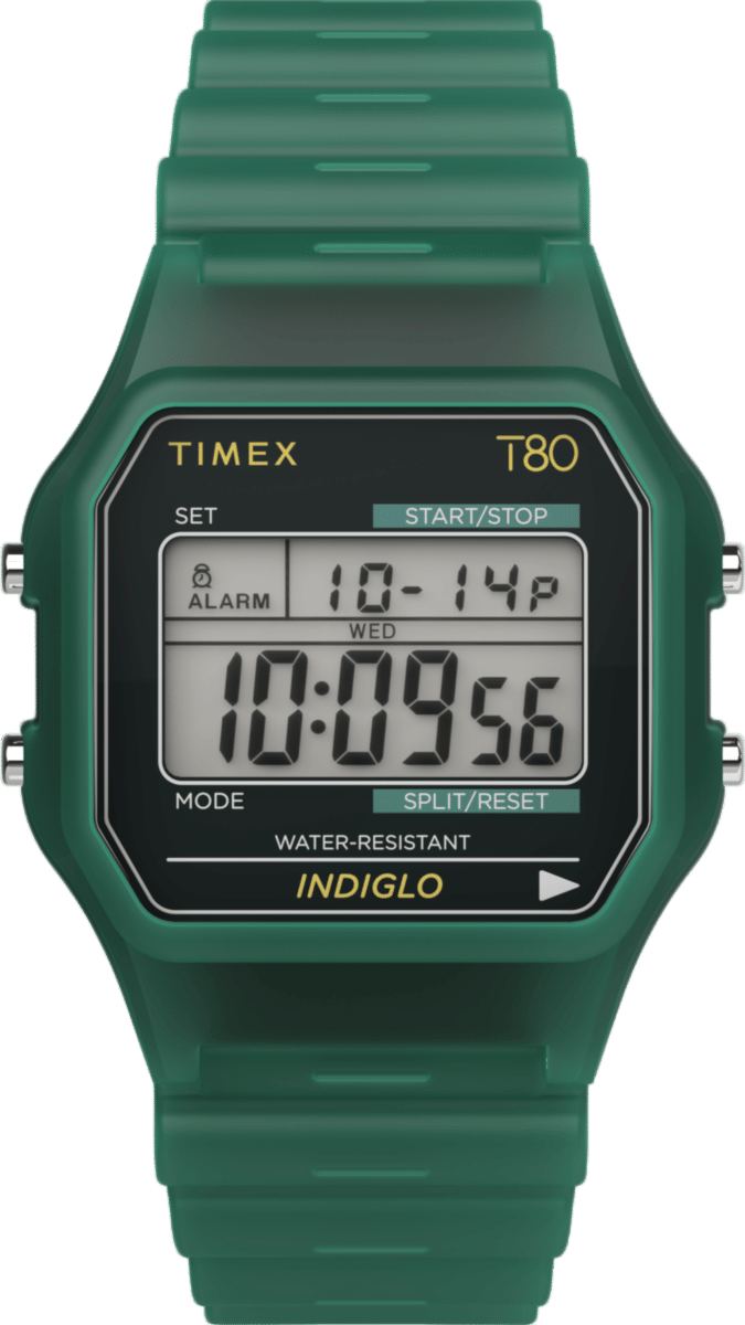 Timex T80 34mm Resin Strap Watch