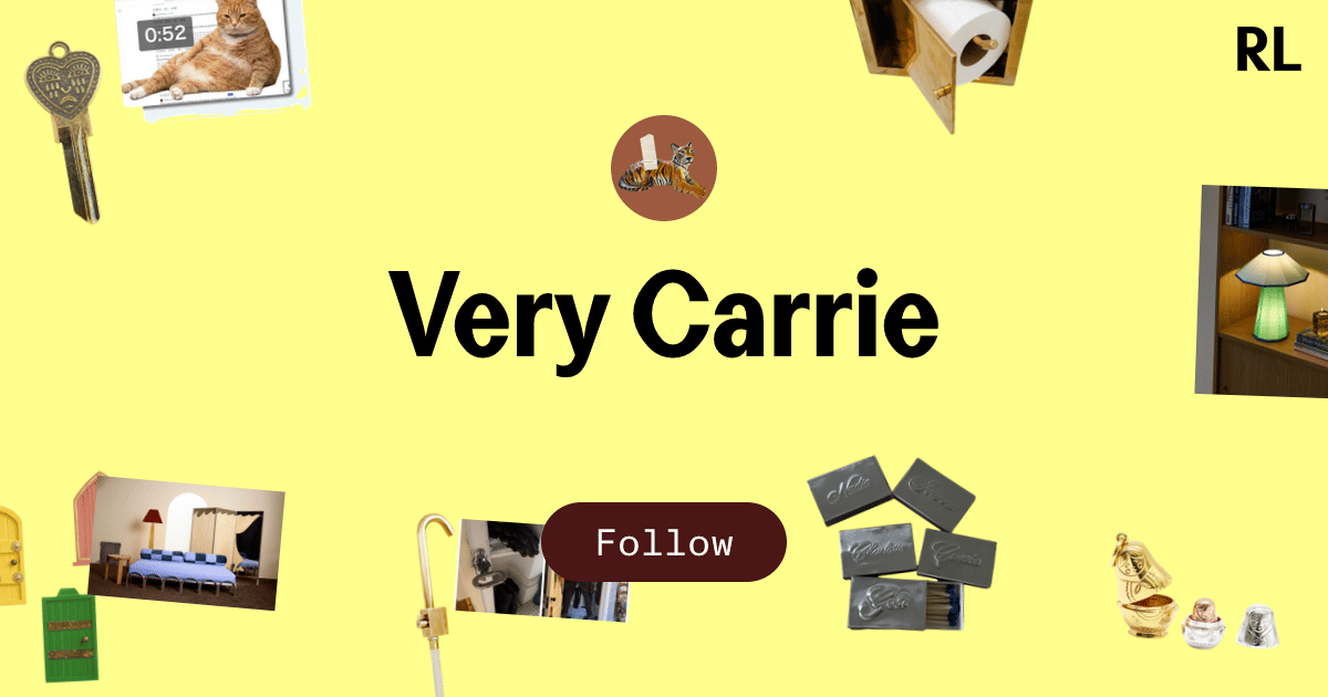@verycarrie is a “disciplined maximalist”