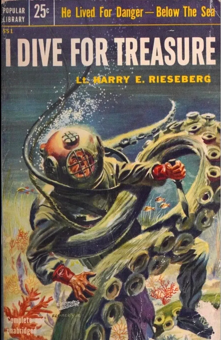 Harry Rieseberg Clashes With a Giant Octopus