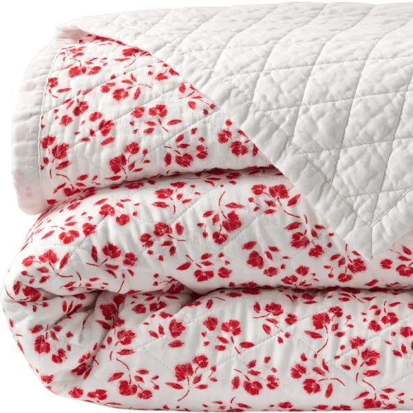 Printed Diamond Double Voile Quilt