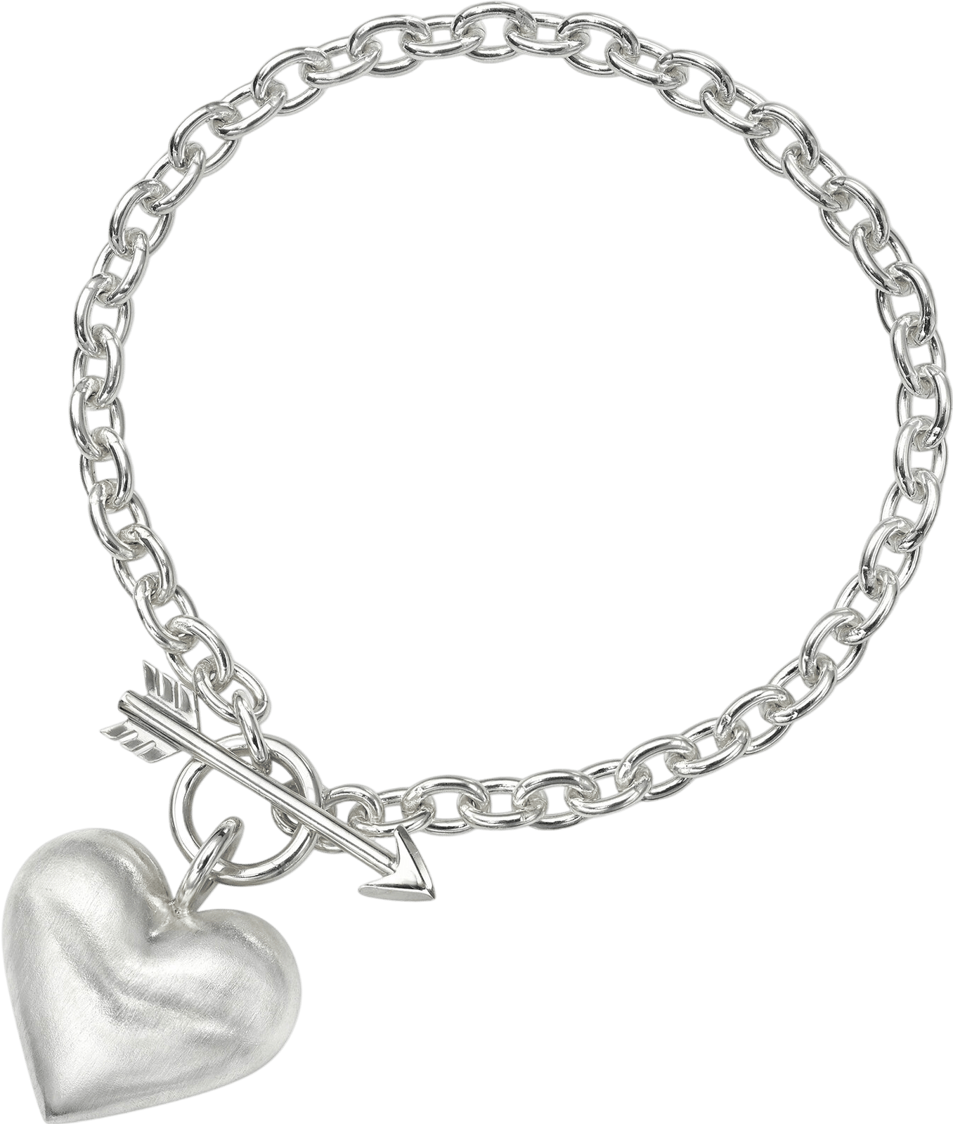 Rachel Quinn Cupid's Heart Sterling Silver Bracelet