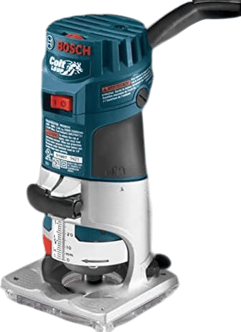 BOSCH PR20EVS Colt 1.0 HP Variable-Speed Palm Router - 5.6 Amp Motor, Soft Start, Constant ResponsCircuitry, Ergonomic Grip, Rugged Aluminum Base, Quick-Clamp System, 1/4" Collet