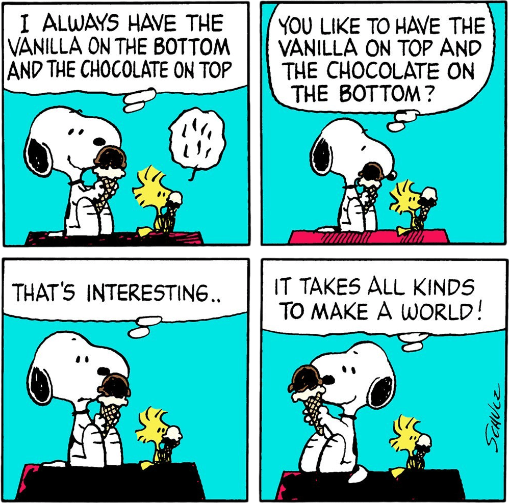 "it takes all kinds"