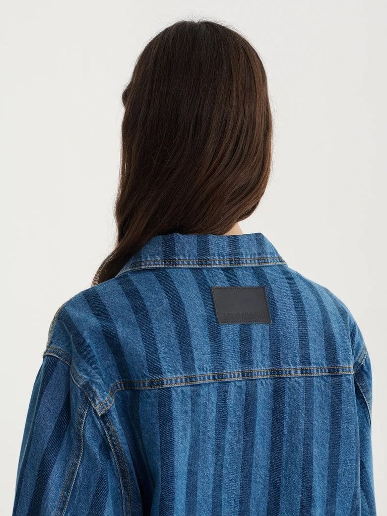 Bobo Choses Stripe Denim Jacket