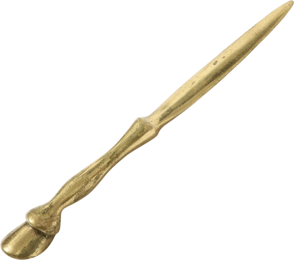 50s Hoof Brass Letter Opener