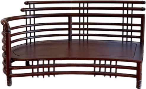 Mid-Century Bentwood Teak Birdcage Sofa