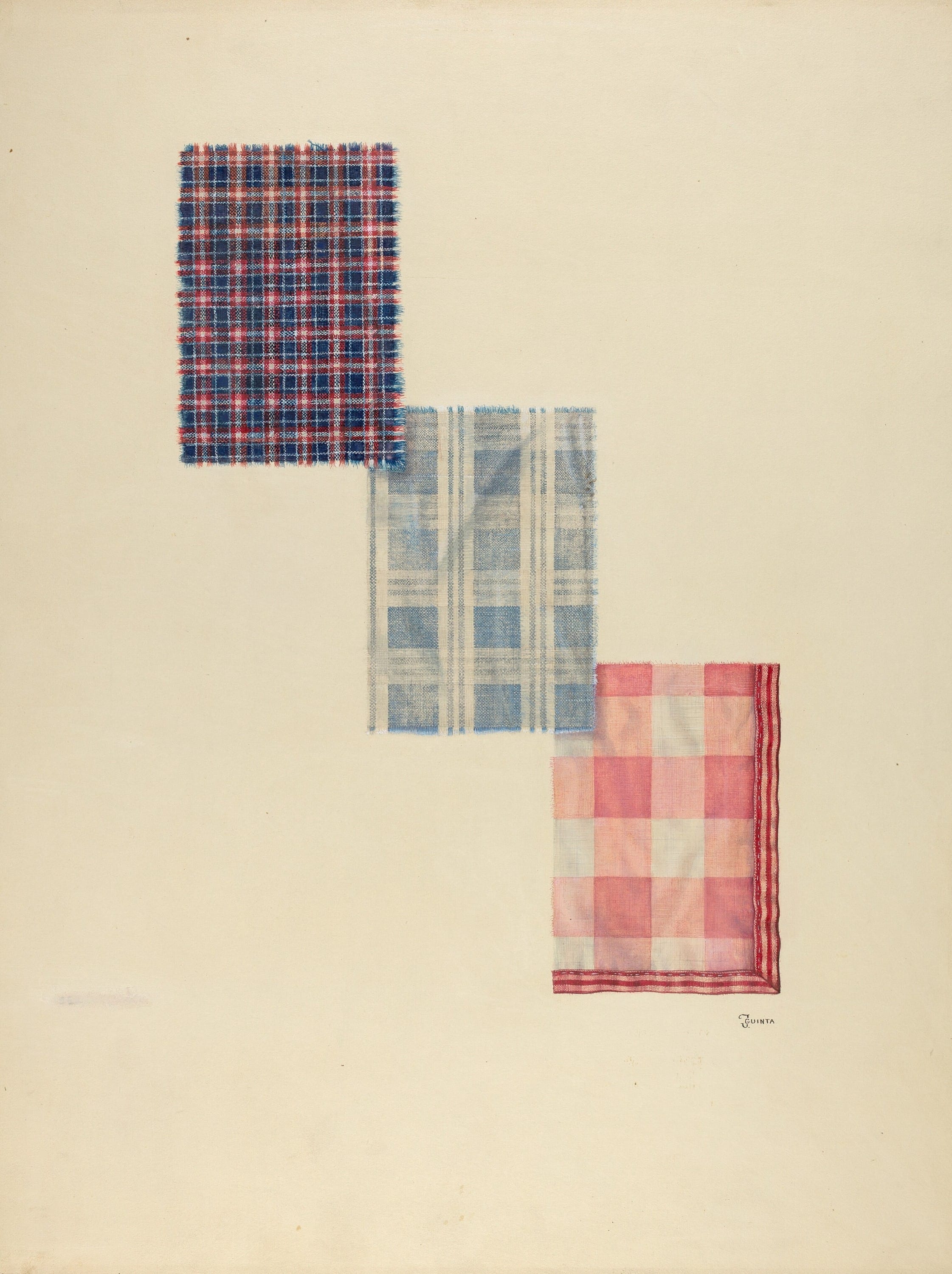 Plaid (or “tartan”)