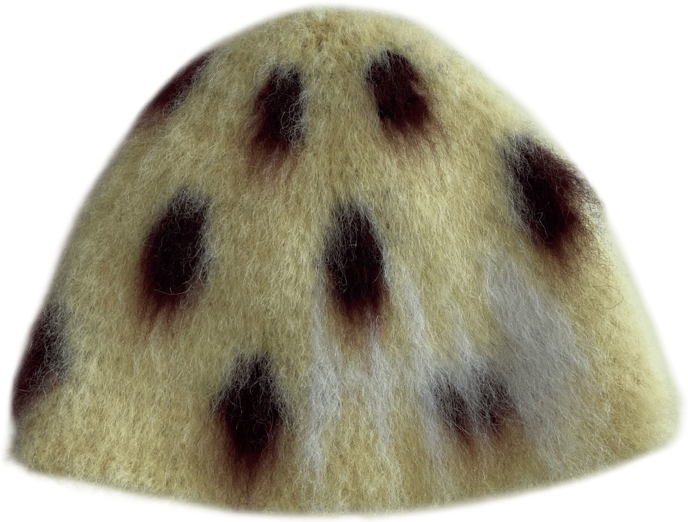 Brushed fish bone beanie