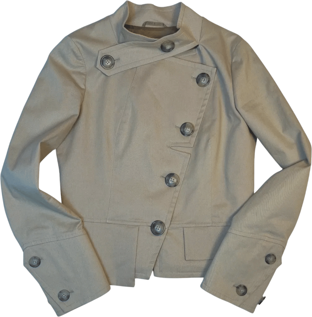 Vivienne Westwood Anglomania Khaki Asymmetric Jacket