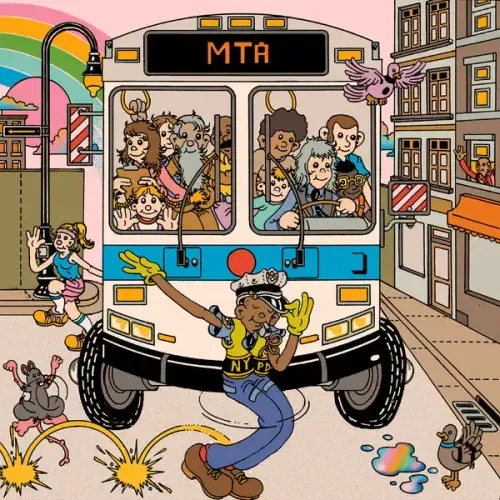 taking the bus