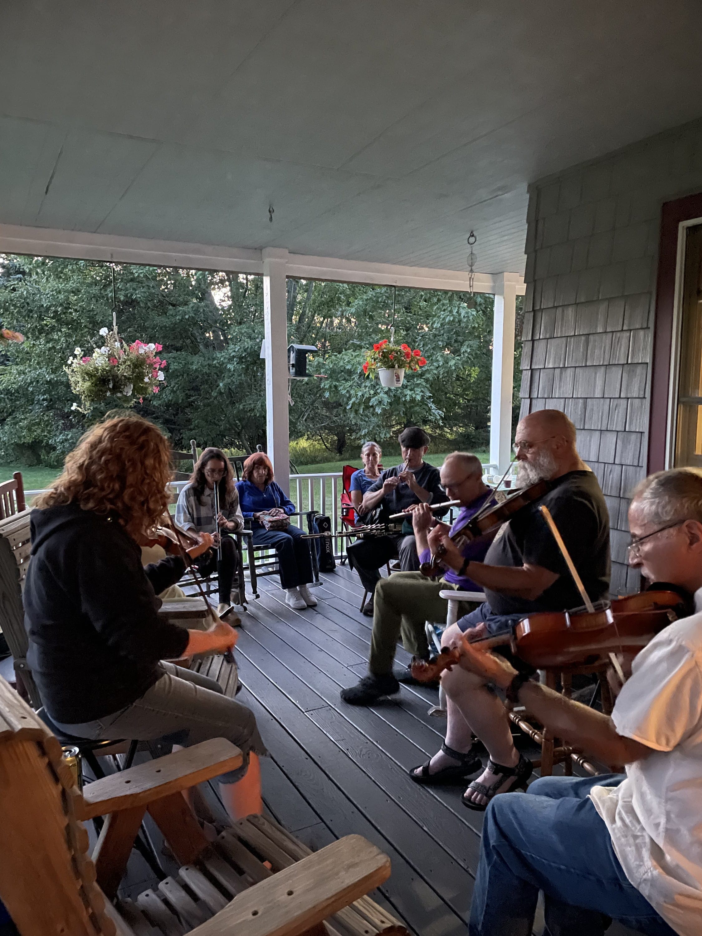 Playing Music on the Porch