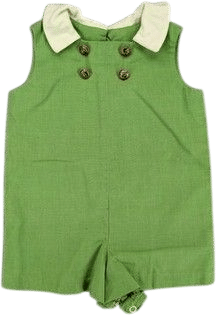 Vintage 1960s/70s Green Sleeveless Romper