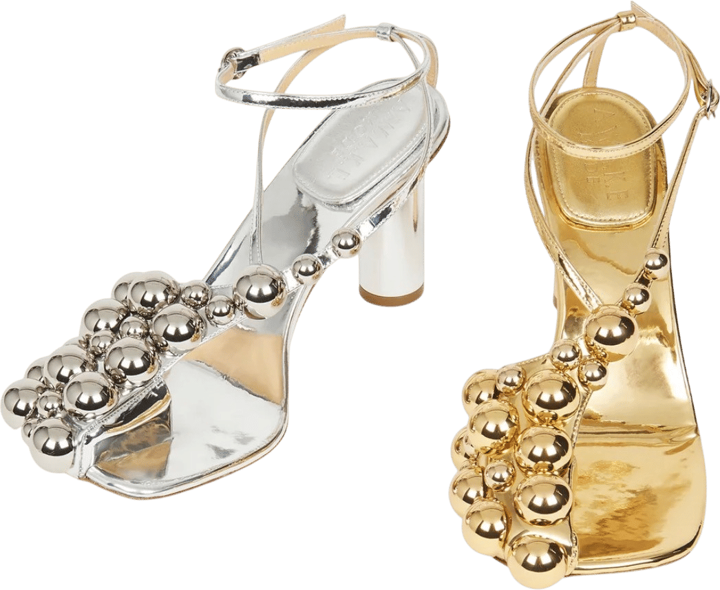 A.W.A.K.E. MODE Christine With Studs Silver Gold