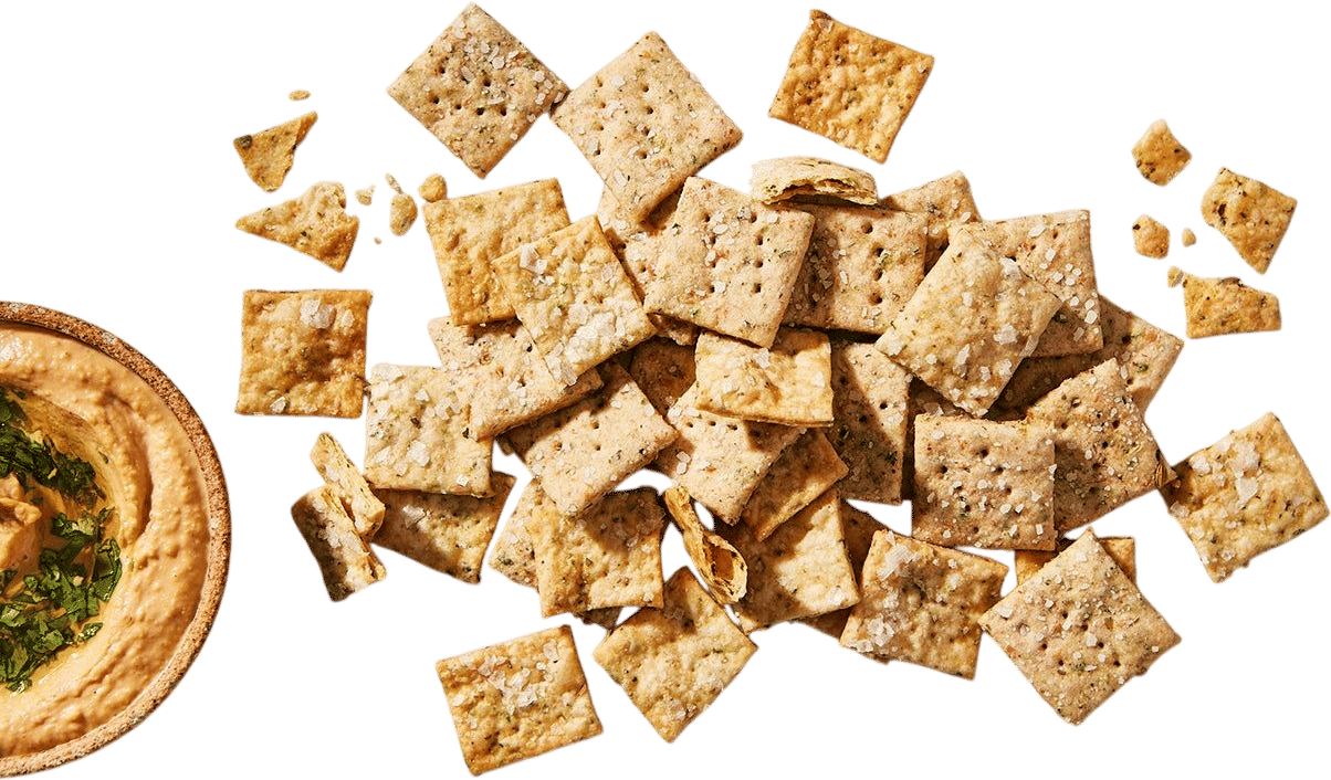 Sourdough discard crackers