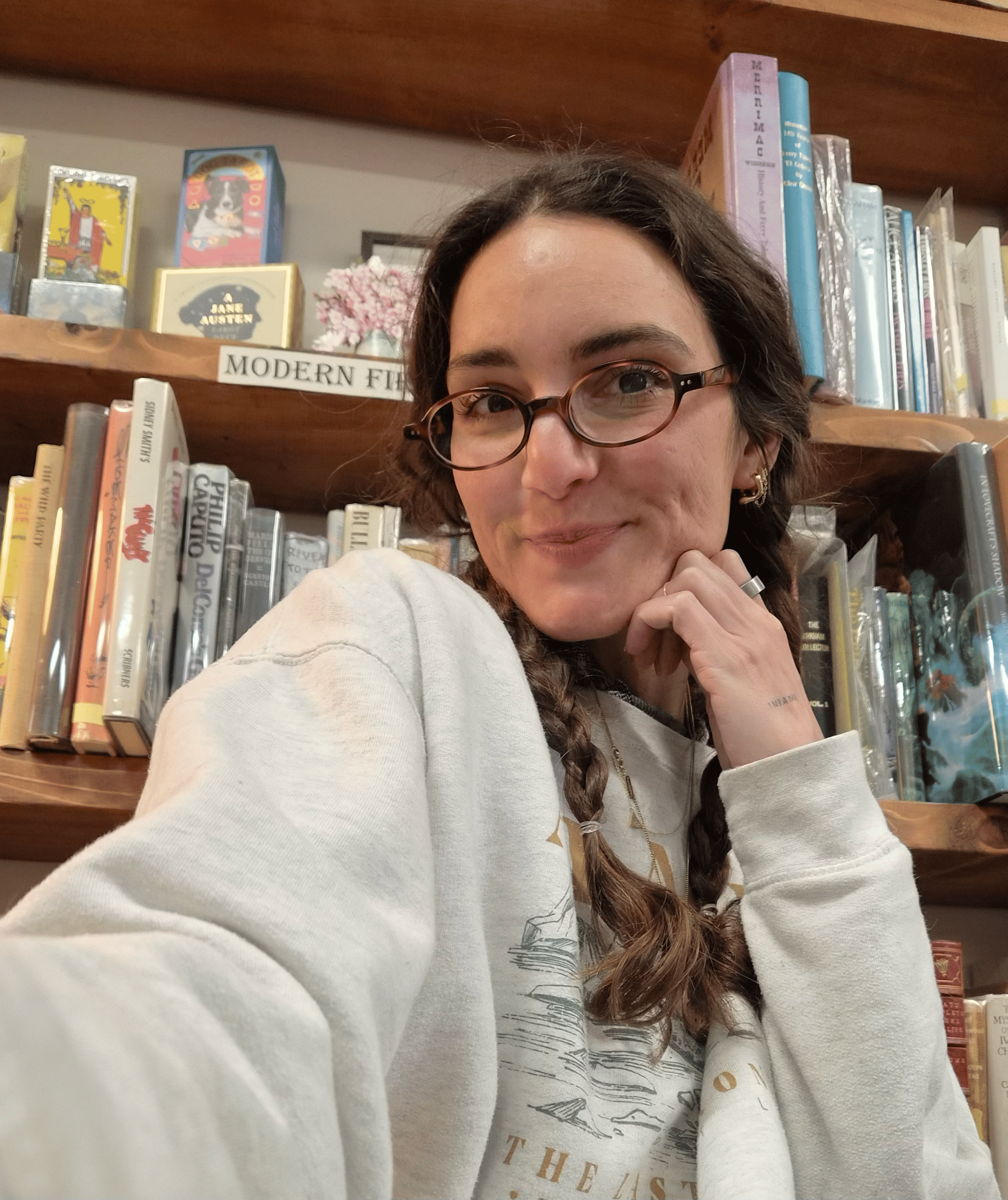 very part-time job at a used bookstore