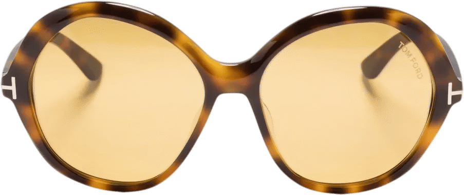 TOM FORD Eyewear Annabelle round-frame Sunglasses | Brown | FARFETCH KW