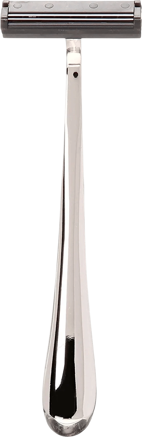 Colonel Ichabod Conk Chrome Double Track Razor