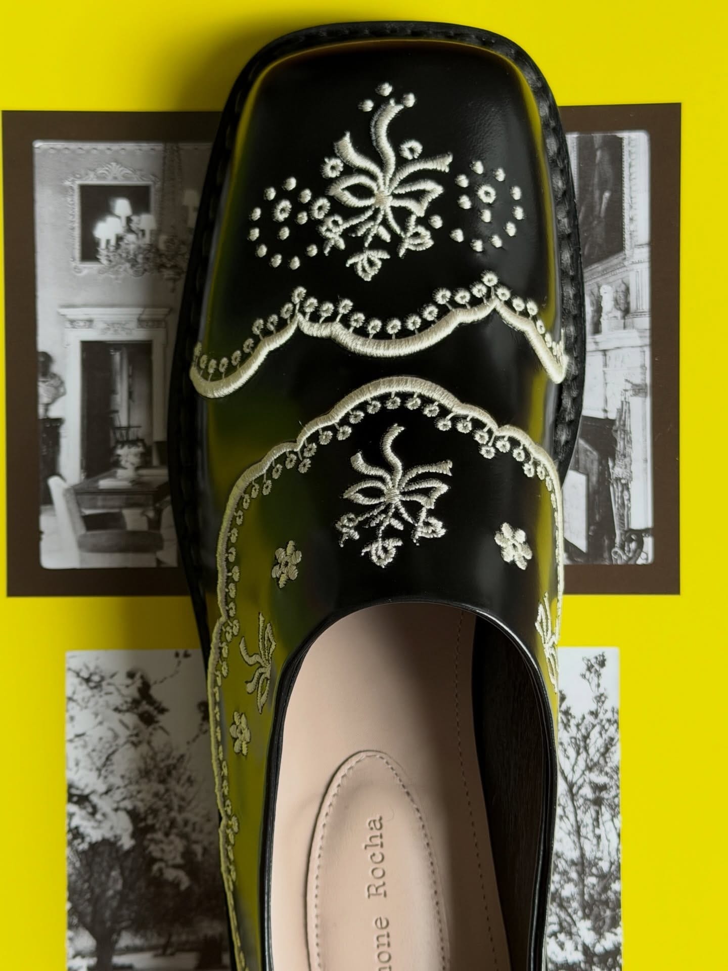 Simone Rocha Embroidered F/W '26 Mules