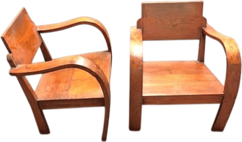wooden chair set