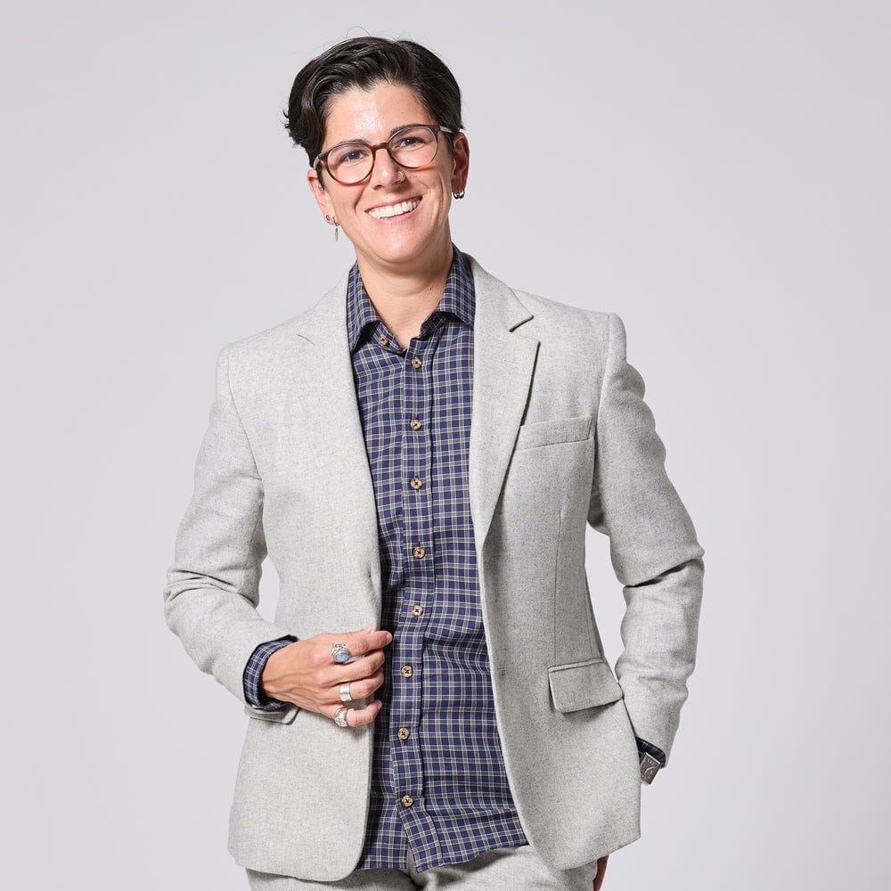 kirrin finch | finch suit blazer (heather grey)