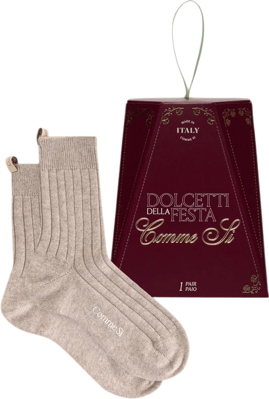 The Pandoro Giftbox, Cashmere Sock
