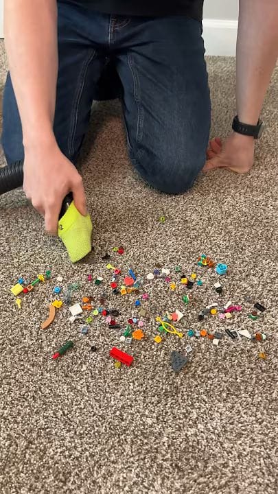 How to clean up the fuse beads/legos/other tiny things