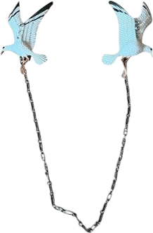 Vintage Seagulls Color Clip