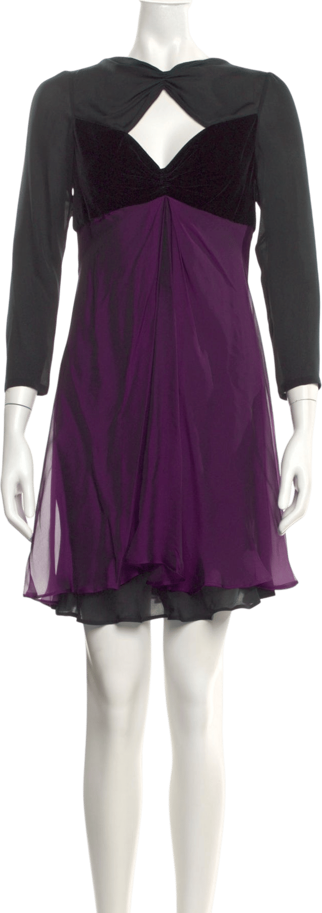 Vintage Purple Mini Dress