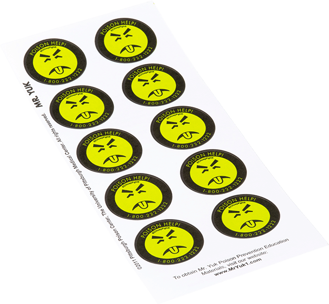 Mr. Yuk Stickers