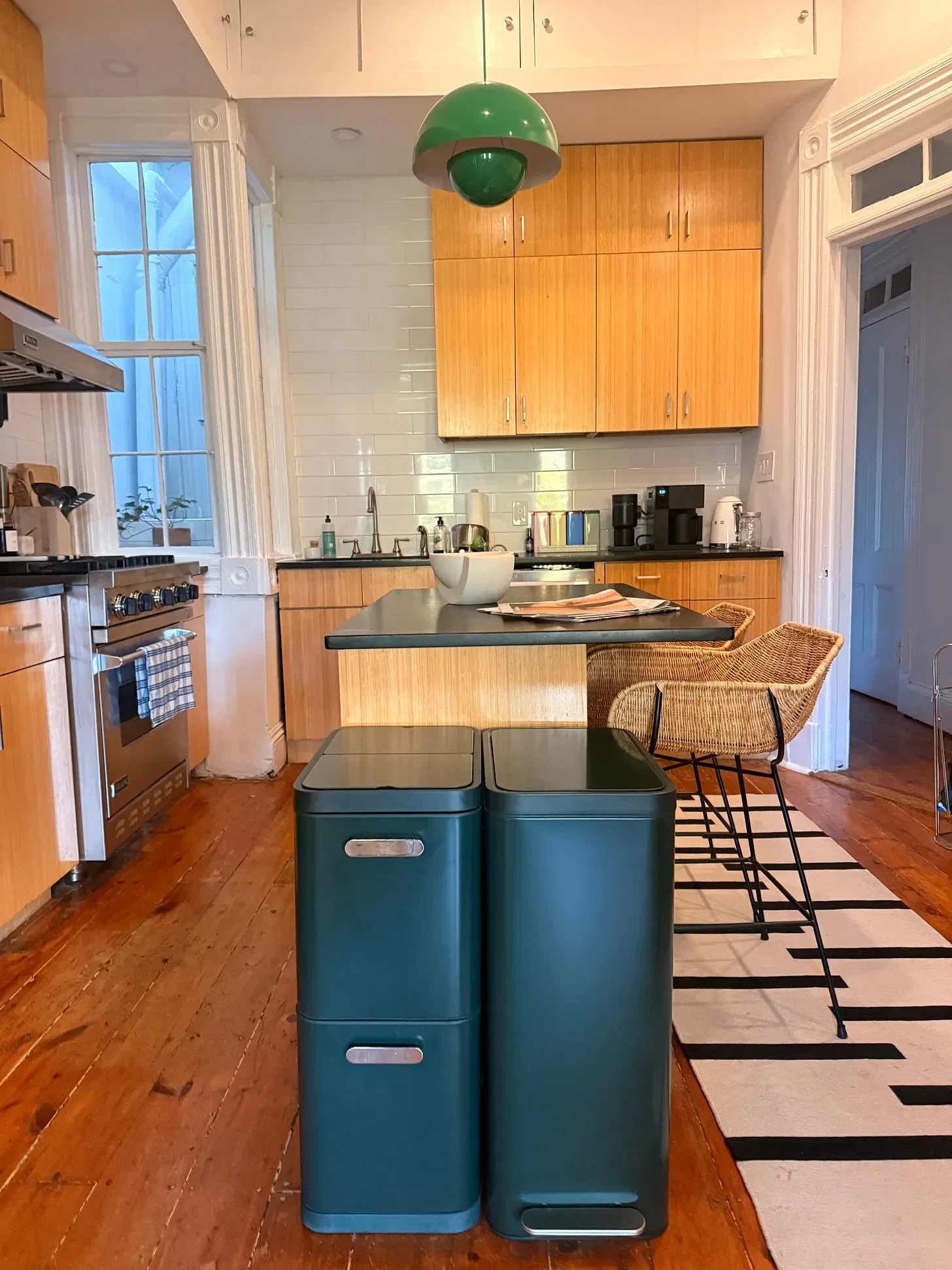 Caraway Trash & Recycling Duo