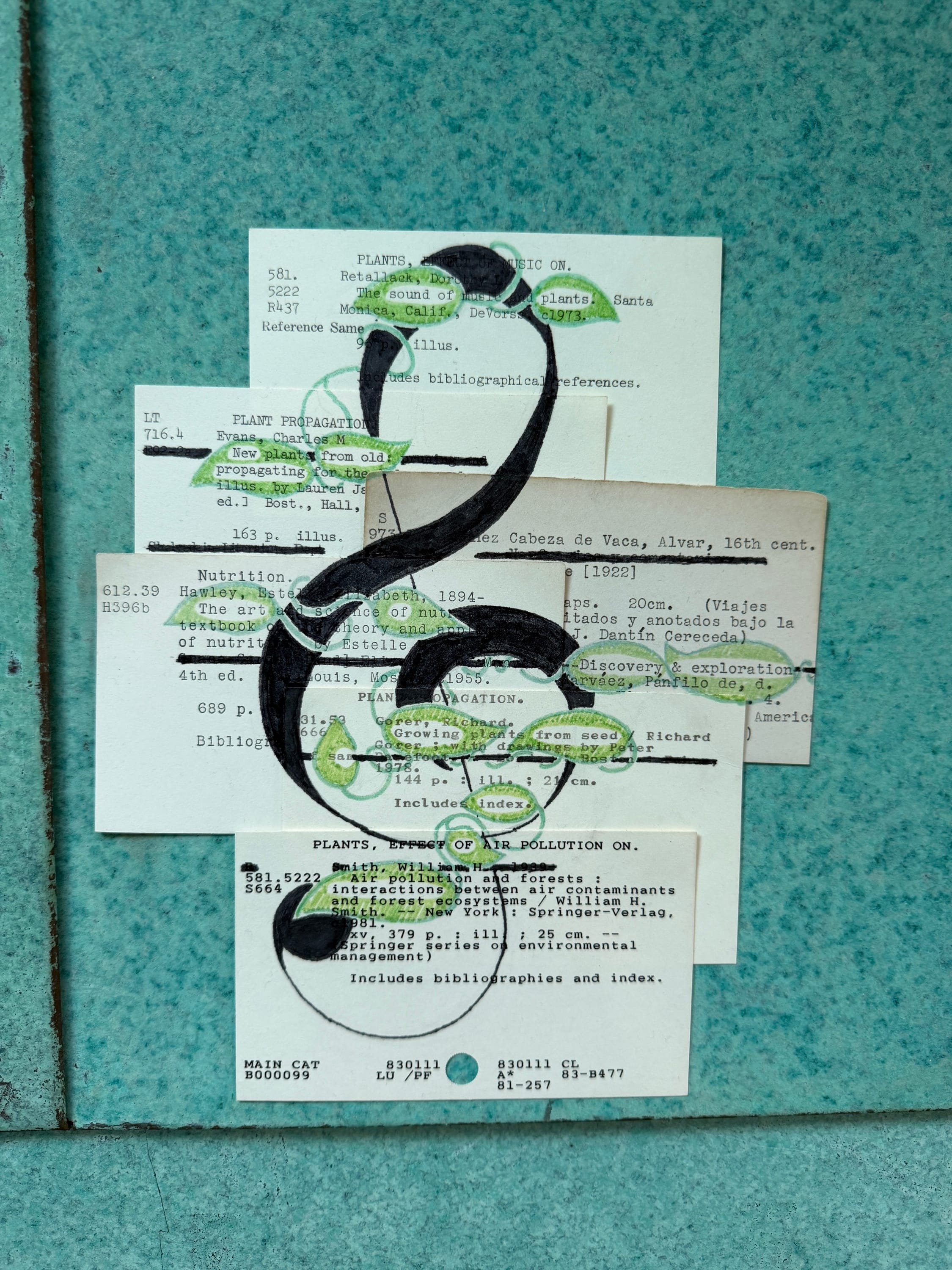 LA Public Library Blackout poetry